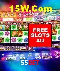 Interface moderna da plataforma 55Bet